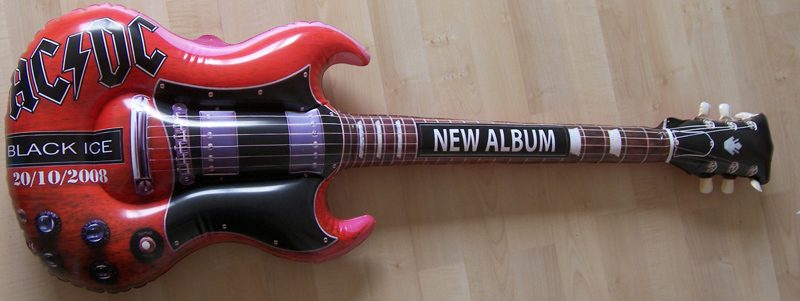 guitare acdc black ice Concours // Lancement de ZikNation