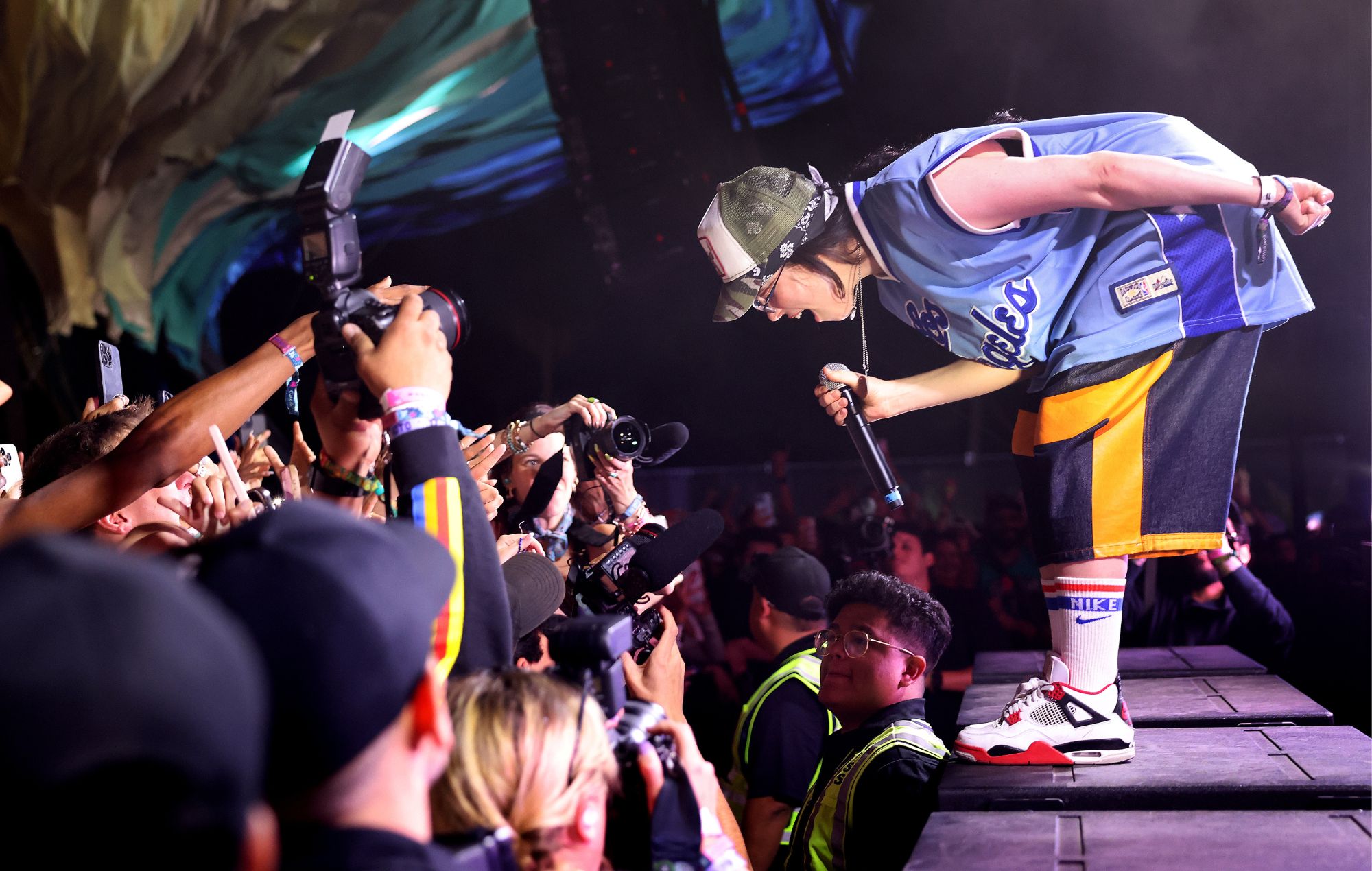 Billie Eilish se produit à Coachella le samedi 13 avril 2024. 