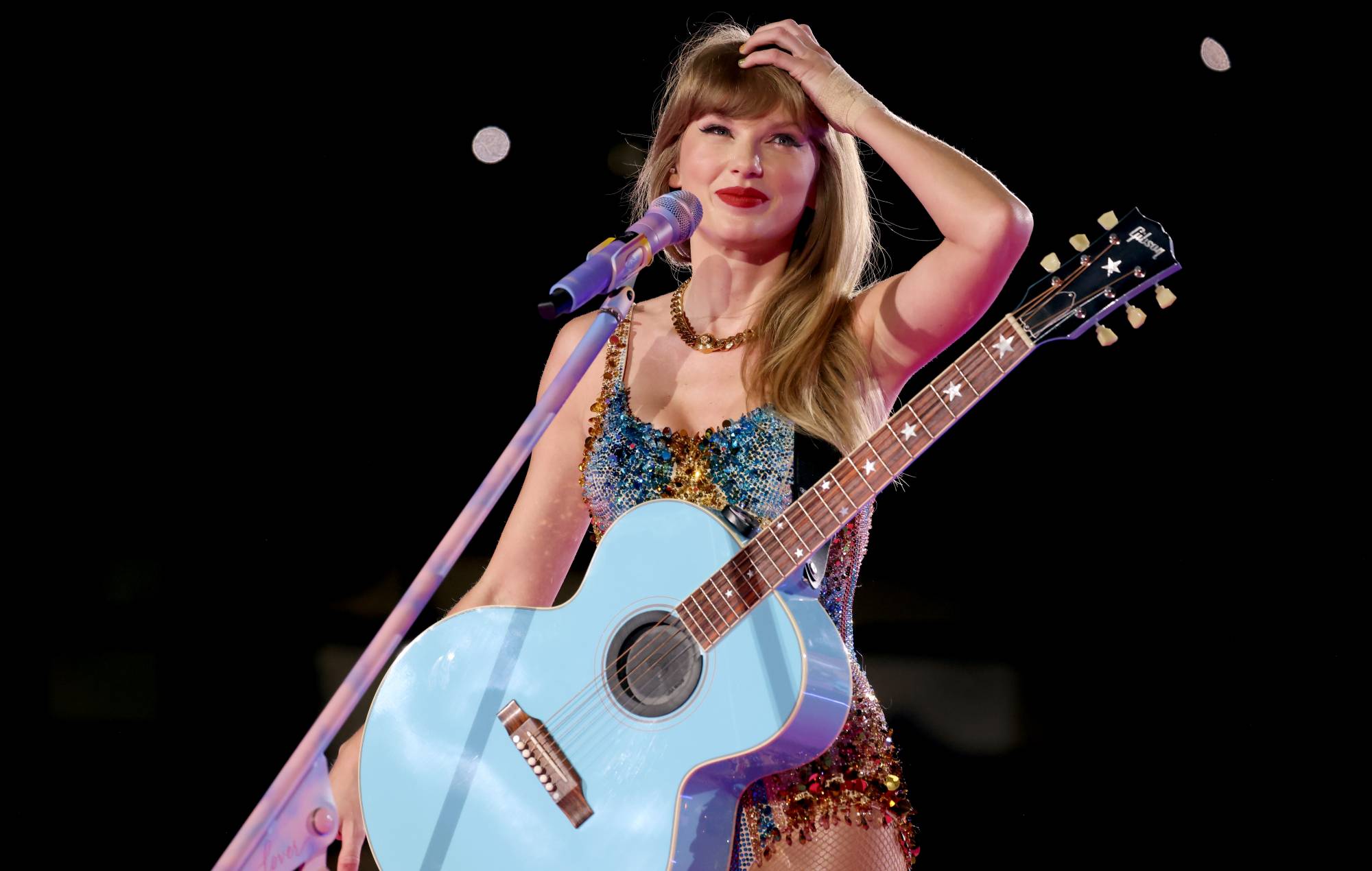 Taylor Swift se produit sur scène pendant la deuxième nuit de Taylor Swift |  The Eras Tour au Nissan Stadium le 6 mai 2023 à Nashville, Tennessee.  (Photo de John Shearer/TAS23/Getty Images pour TAS Rights Management)
