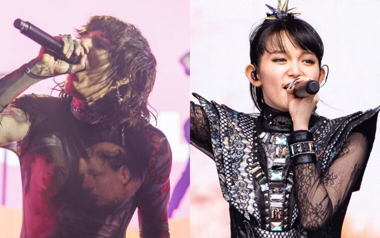 Regardez Oli Sykes de Bring Me The Horizon rejoindre BABYMETAL sur scène pour « Kingslayer » à Sick New World