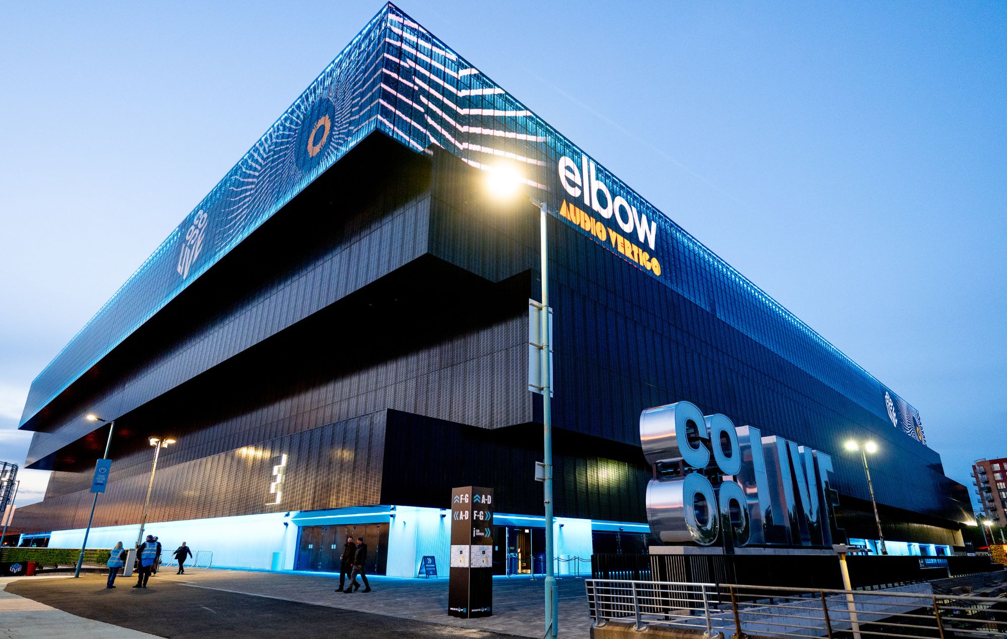 Une vue générale de l'arène Co-op Live alors qu'Elbow donne le premier spectacle en direct à Co-op Live le 14 mai 2024 à Manchester, en Angleterre.