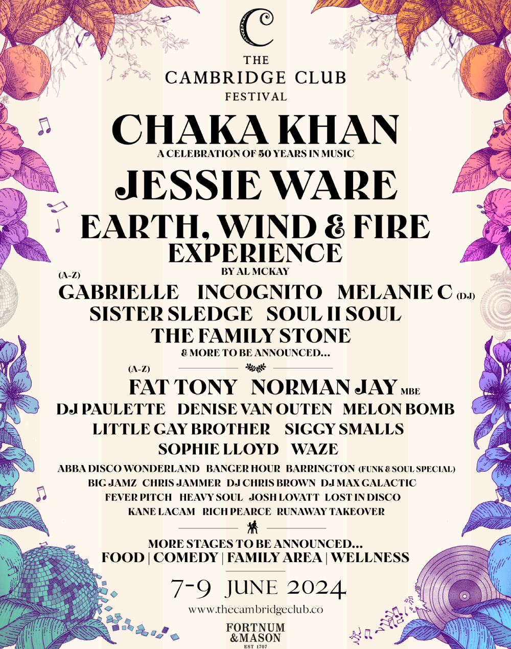 Programmation du Cambridge Club Festival (Crédits : Presse)