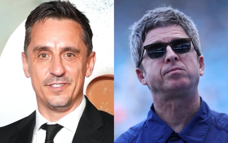 Gary Neville répond à Noel Gallagher après la raillerie de City-United : "Il vit à Londres !"