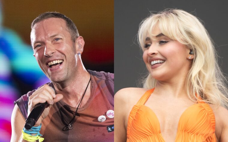Regardez Coldplay faire venir Sabrina Carpenter pour chanter "Magic" lors de leur créneau principal de Radio 1 Big Weekend