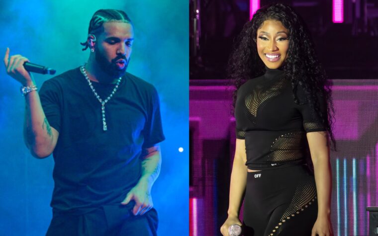 Regardez Drake rejoindre Nicki Minaj sur scène pour la première performance live de « Needle »