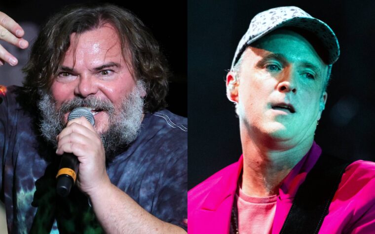 Travis réagit alors que Tenacious D reprend "Turn" à Glasgow