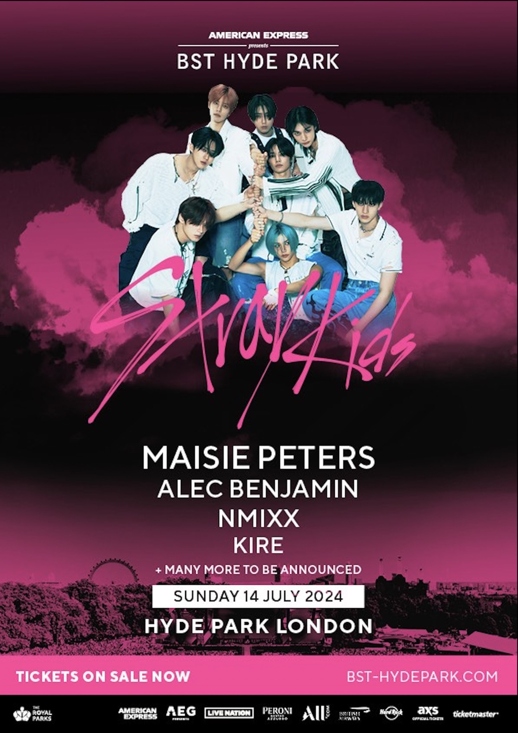 Affiche BST Hyde Park Stray Kids
