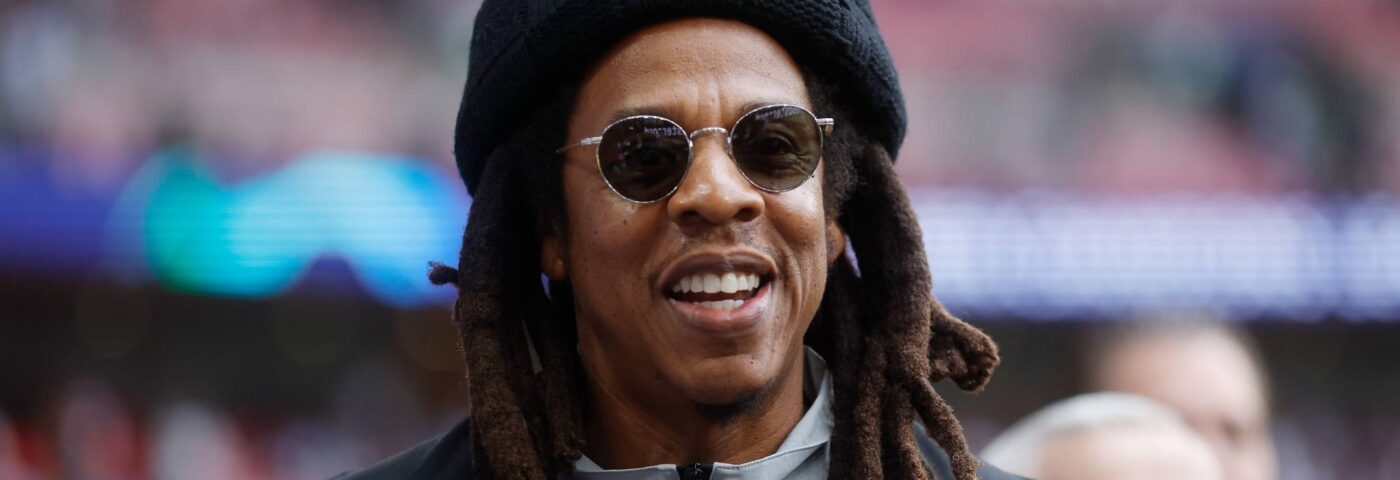Jay-Z vu en finale de la Ligue des champions au stade de Wembley