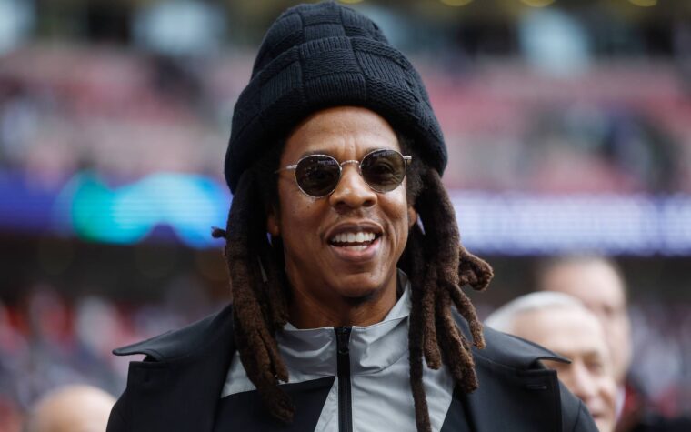 Jay-Z vu en finale de la Ligue des champions au stade de Wembley