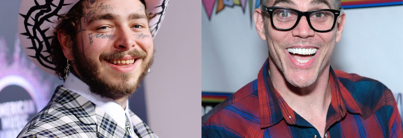 Regardez Post Malone tatouer un pénis sur le visage de Steve-O à Bonnaroo