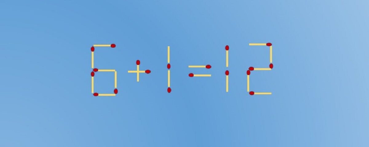 Test QI : Mettez au défi votre esprit en corrigeant ce calcul erroné avec une allumette