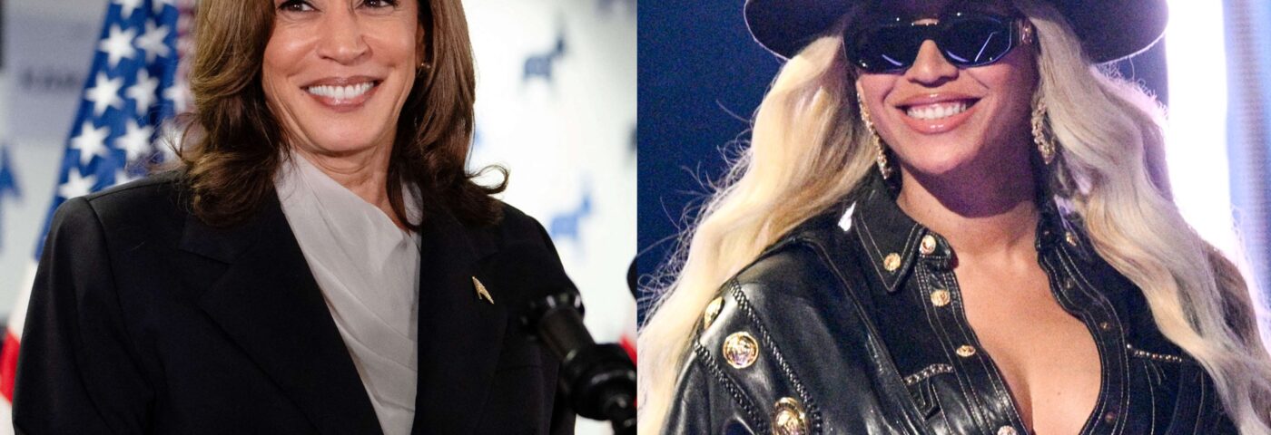 Kamala Harris se promène au son de la chanson de Beyoncé lors d'un meeting de campagne
