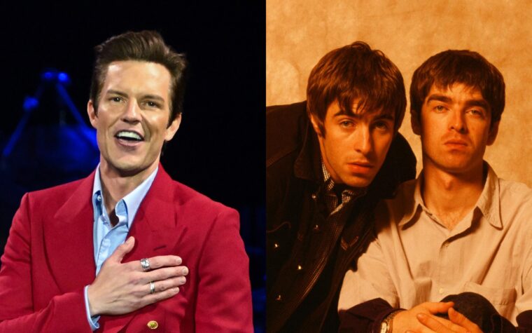 Les Killers recréent la pochette emblématique de l'album « (What's the Story) Morning Glory ? » d'Oasis
