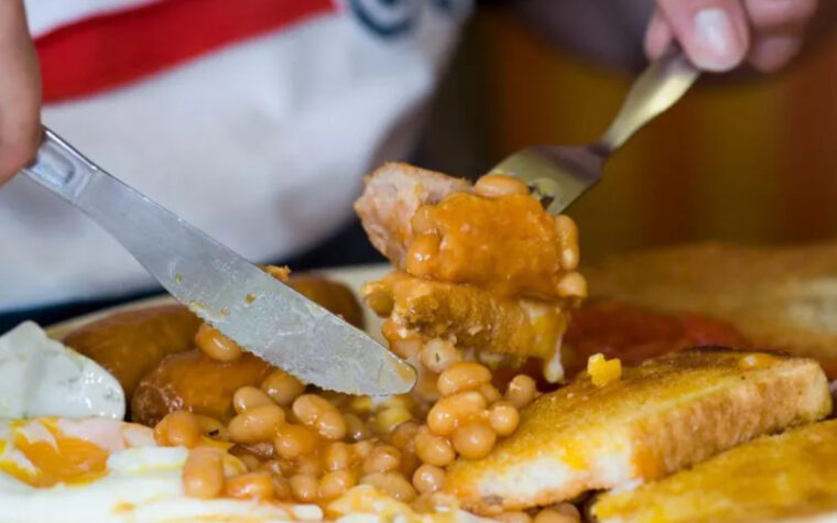 un ingrédient du petit-déjeuner frit