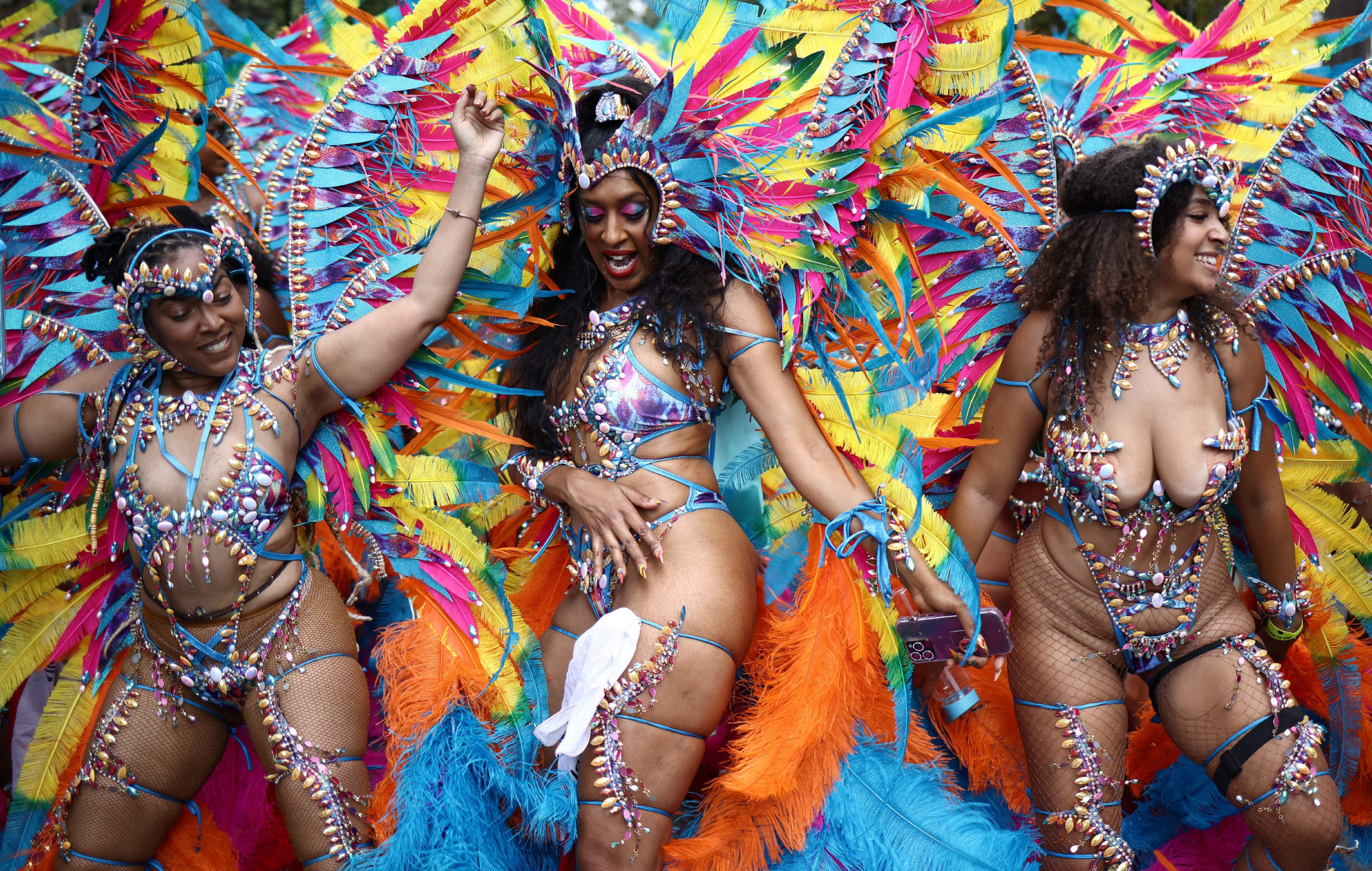 Carnaval de Notting Hill 2023. Crédit photo : HENRY NICHOLLS/AFP via Getty Images
