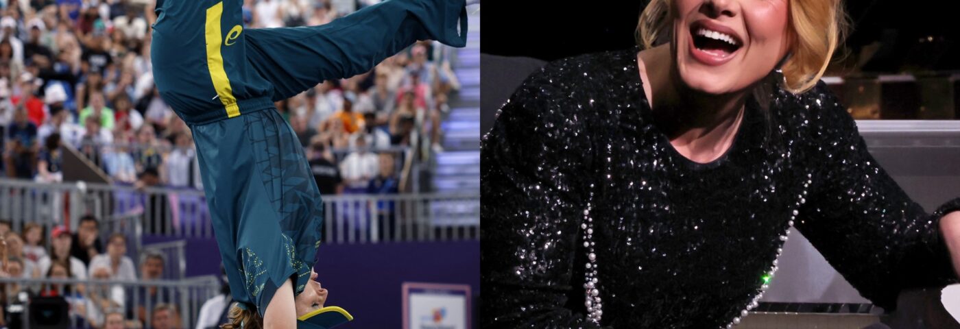 Adele demande si le breakdanceur olympique australien Raygun est « une blague » et dit qu'elle « s'est chiée de rire »