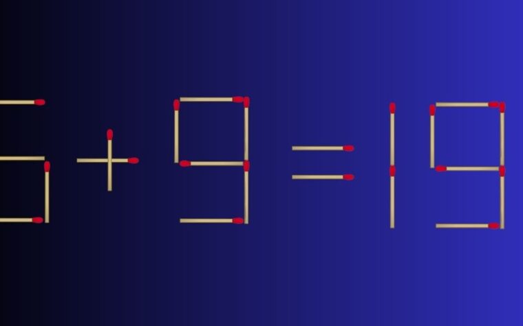 Casse-tête mathématique allumette