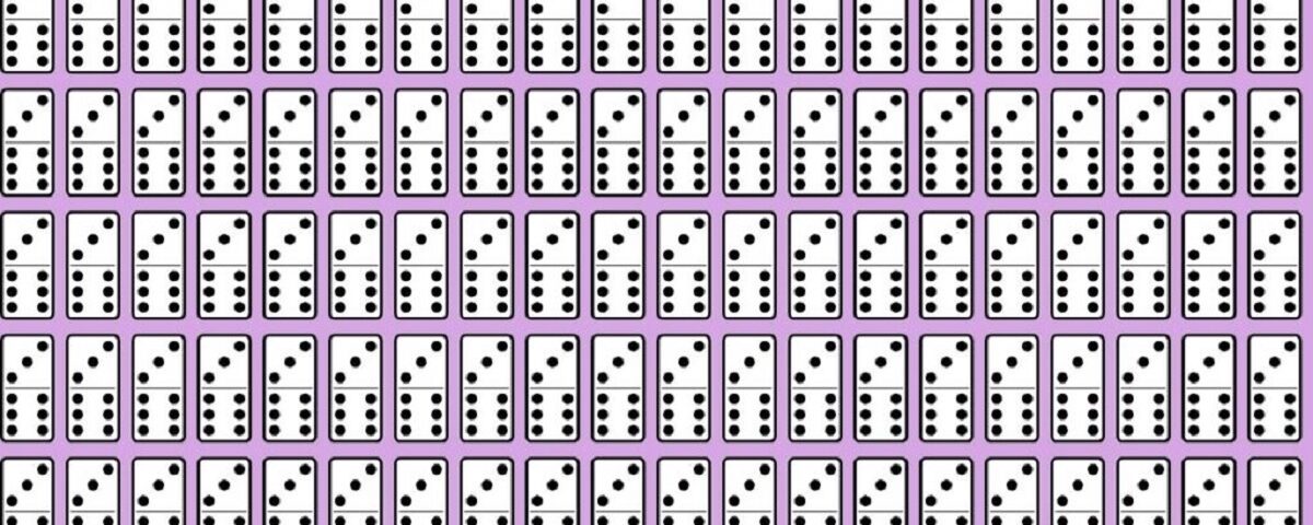 Casse-tête d’observation : pouvez-vous identifier le domino différent en moins de 15 secondes ? Testez vos compétences visuelles !