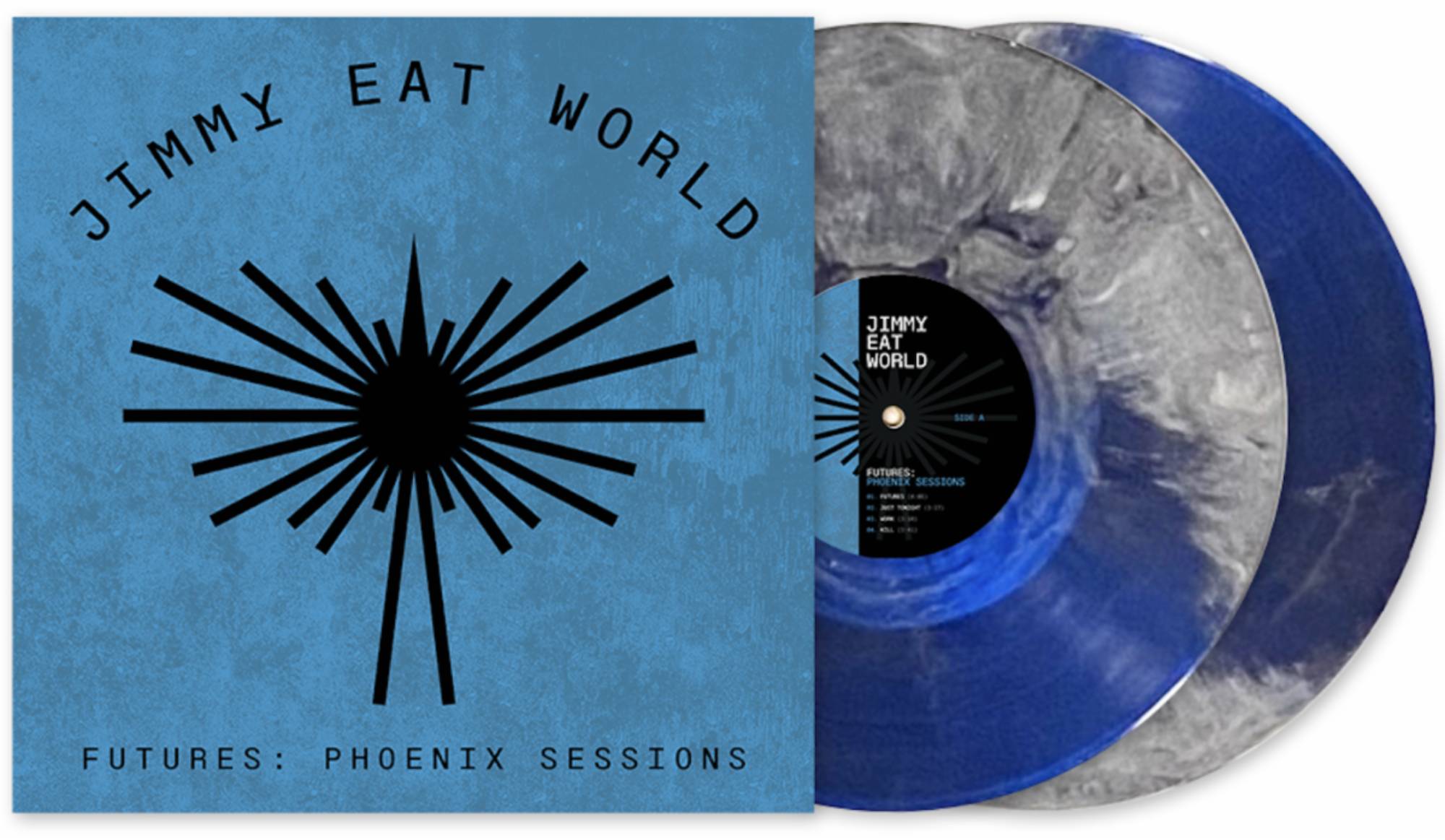 Édition limitée de Jimmy Eat World 'Futures Phoenix Sessions'. Crédit : PRESS