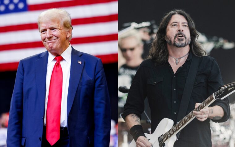 La campagne de Trump affirme avoir eu la « licence » de diffuser la chanson des Foo Fighters