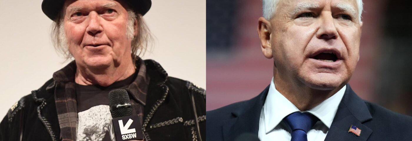 Neil Young a accordé à Tim Walz une autorisation spéciale pour utiliser « Rockin' In The Free World » après avoir poursuivi Trump à ce sujet