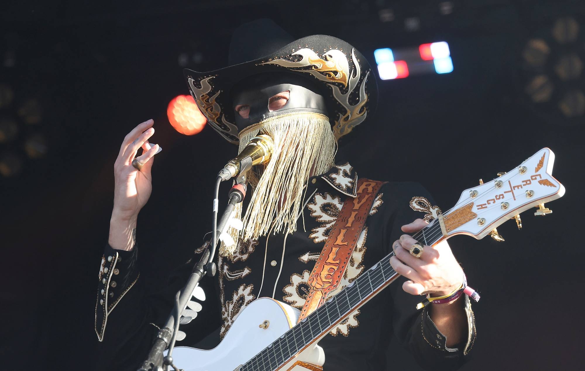   Orville Peck se produit lors du Governors Ball Music Festival 2021 au Citi Field le 24 septembre 2021 à New York. (Photo de Taylor Hill/Getty Images pour Governors Ball)