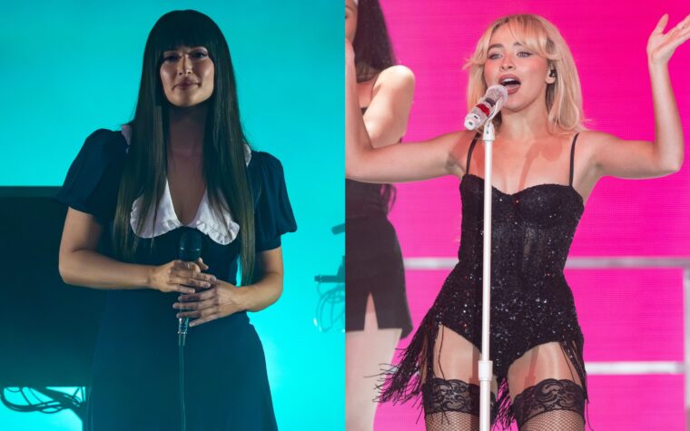 Regardez Sabrina Carpenter faire ressortir Kacey Musgraves pour la reprise de « These Boots Are Made For Walkin » à Outside Lands