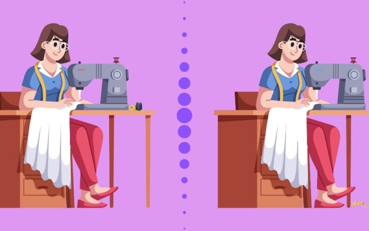 Trouvez 5 différences moins 25 secondes