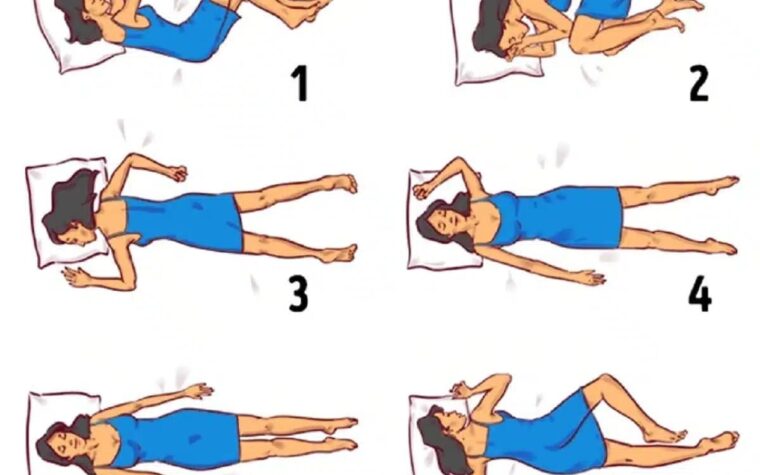 test de personnalité position de dormir