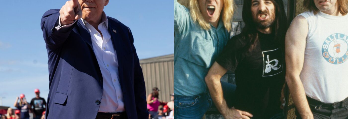 Spinal Tap interdit à Donald Trump de jouer à « Sex Farm » lors de ses meetings