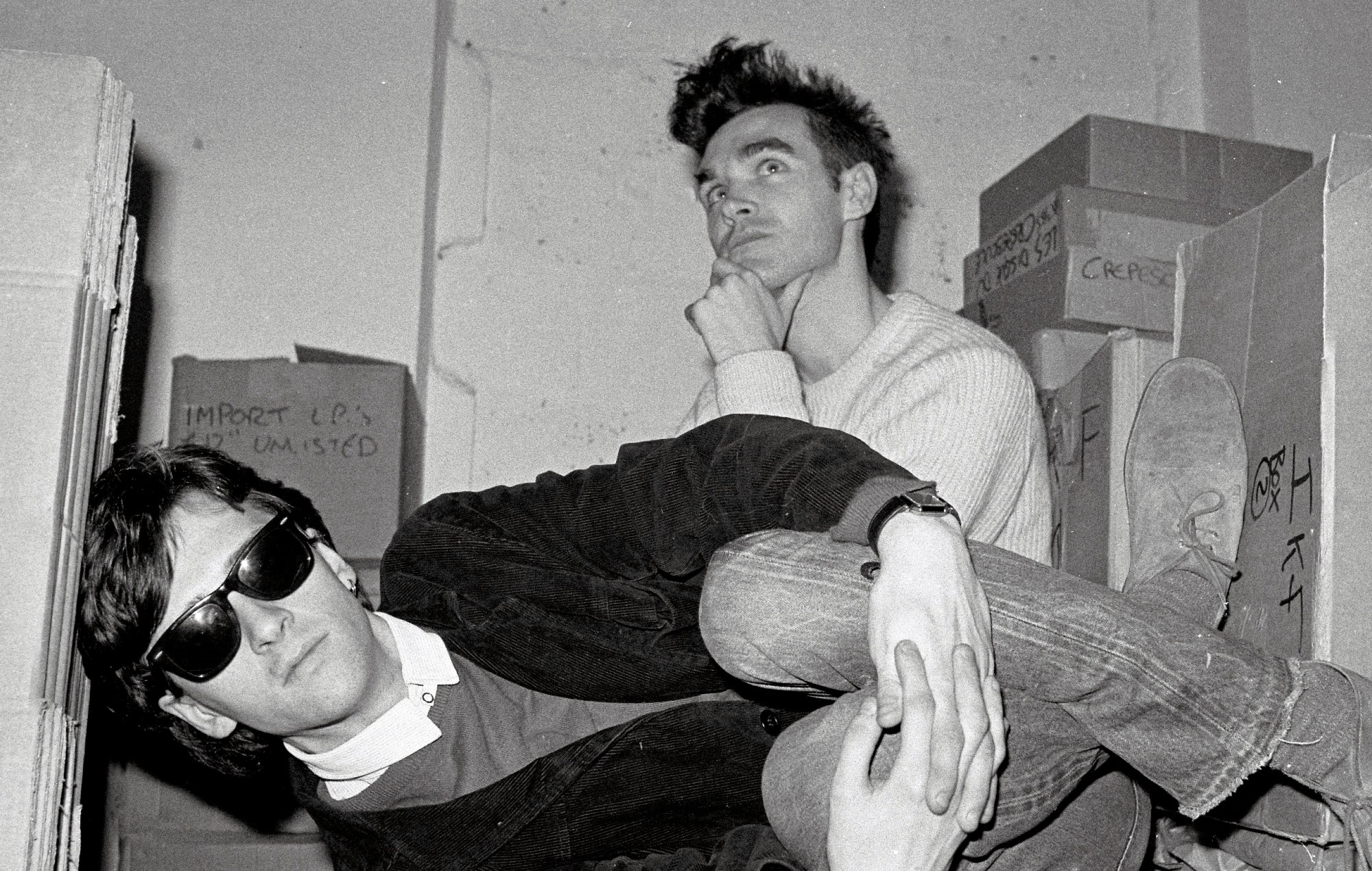 Johnny Marr et Morrissey des Smiths