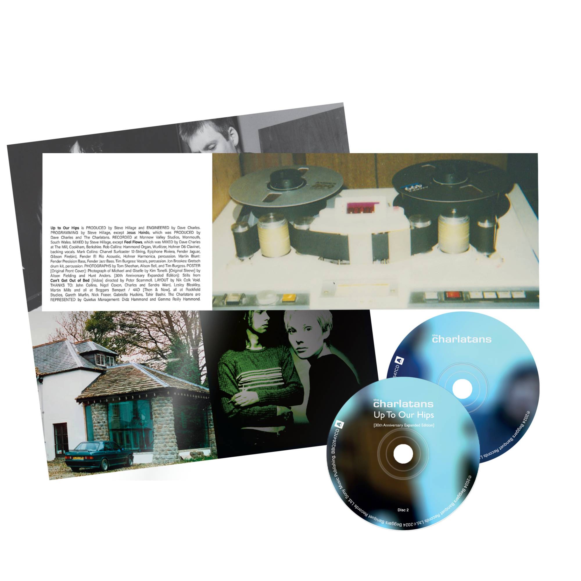 Réédition de 'Up To Our Hips' pour les 30 ans de The Charlatans. Crédit : PRESS