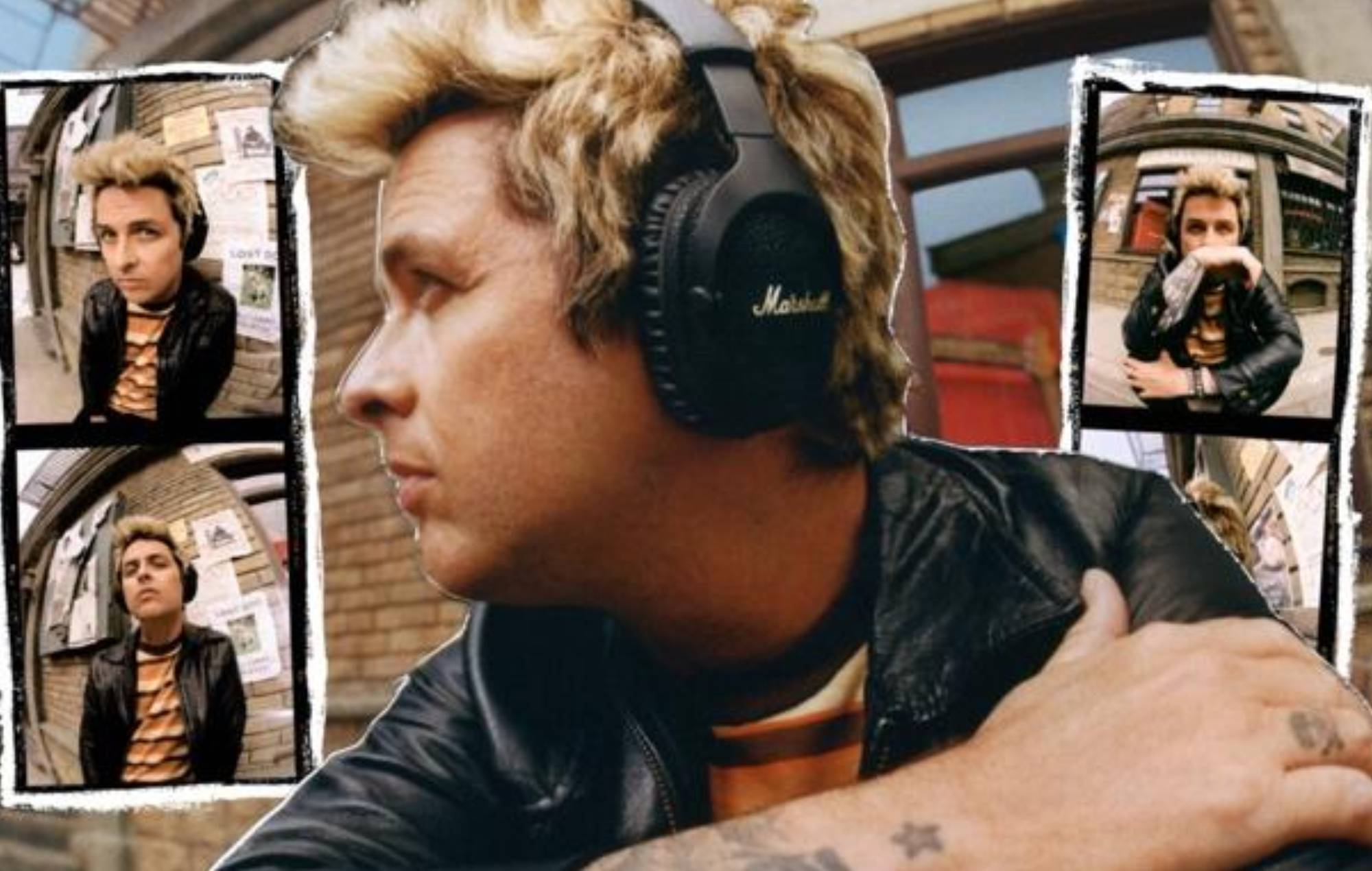 Billie Joe Armstrong pour Marshall. Crédit : PRESS