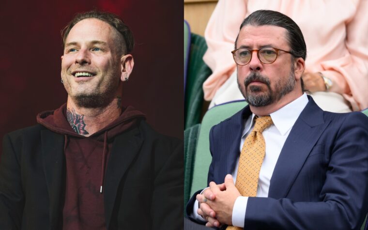 Corey Taylor dit que Dave Grohl a un enfant amoureux est "irresponsable"