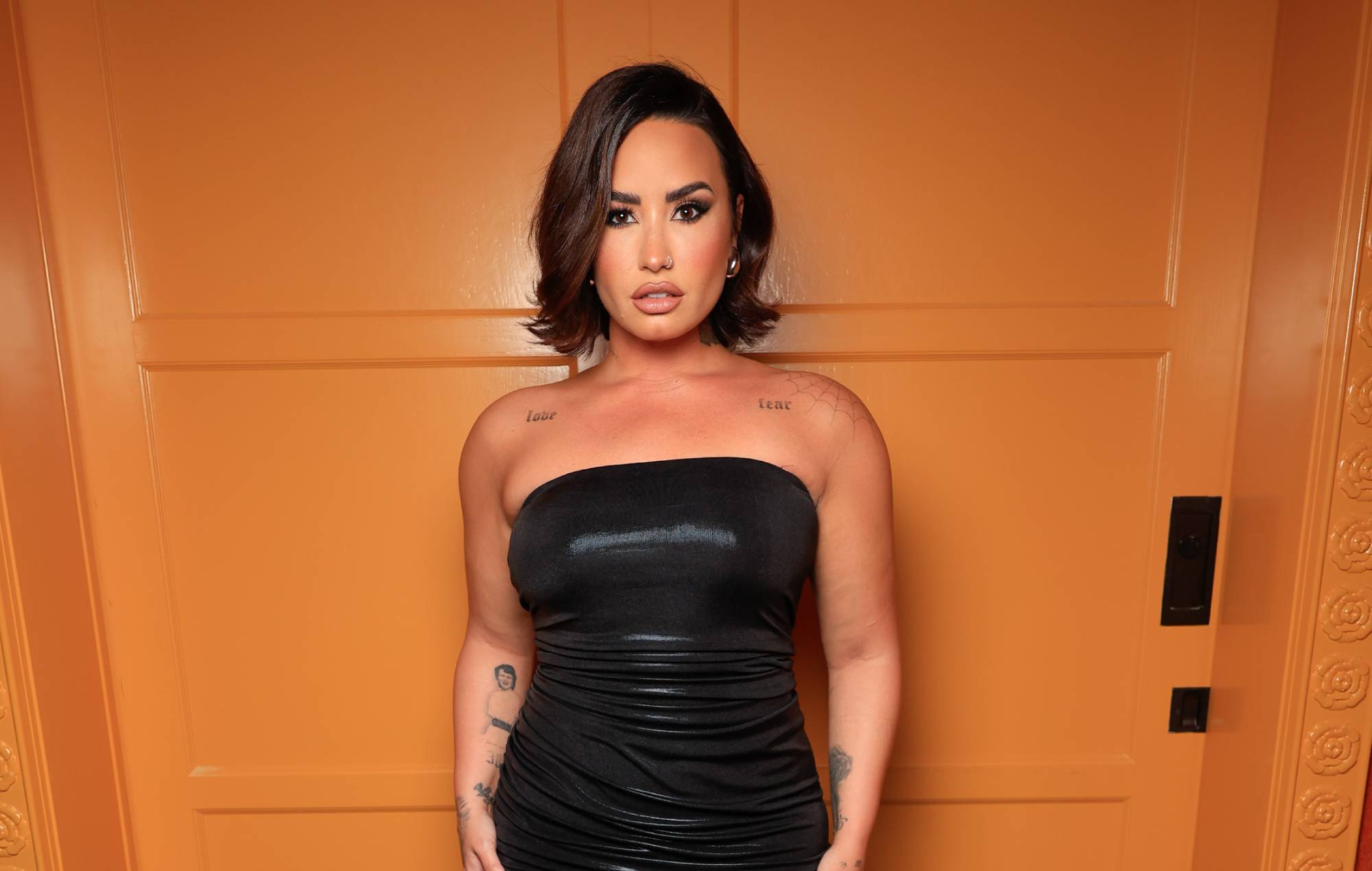 Demi Lovato participe au dîner We Matter Pride de Vas Morgan dans une résidence privée le 8 juin 2024 à West Hollywood, Californie. (Photo de Rachpoot/Bauer-Griffin/Getty Images)