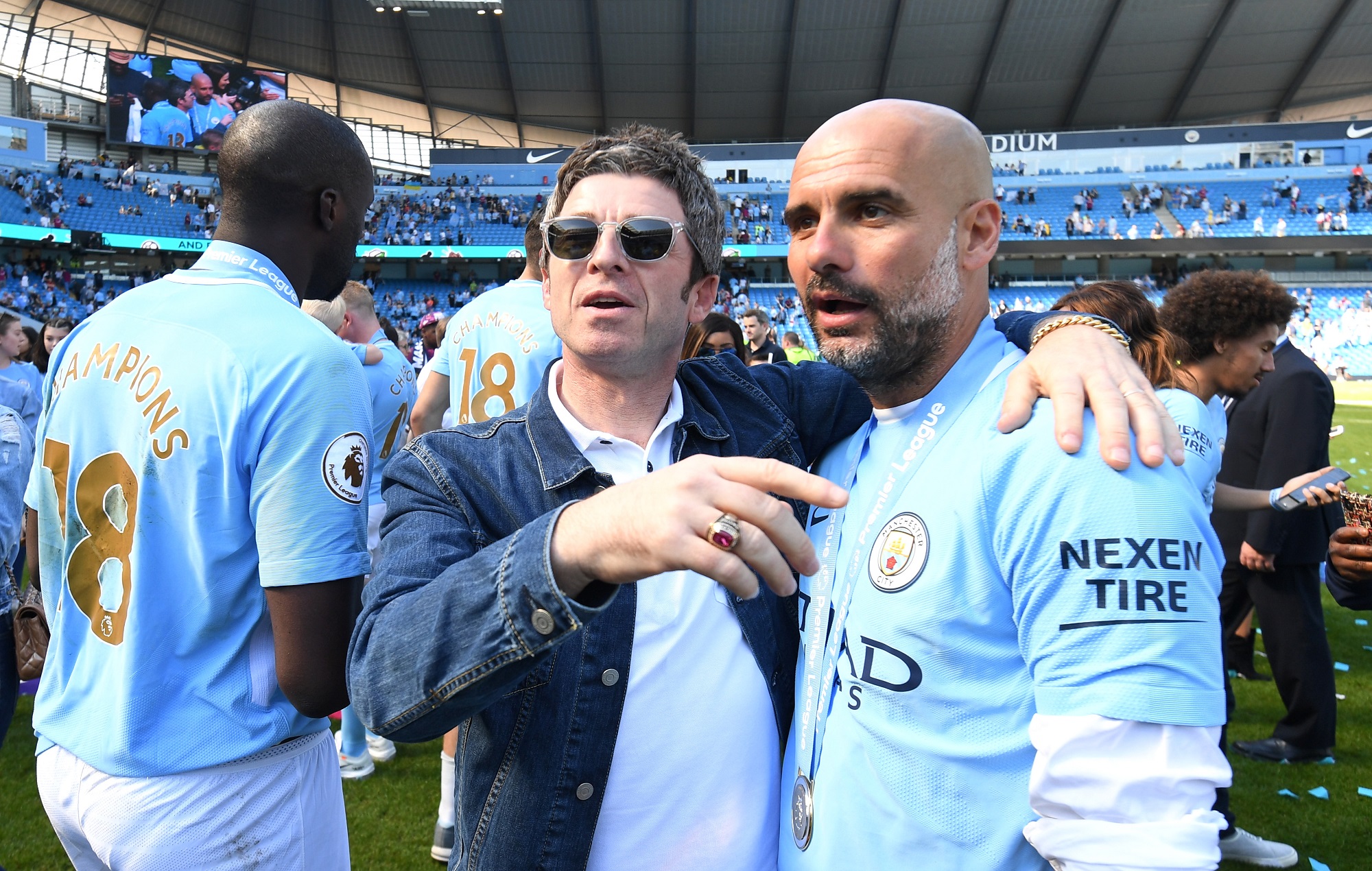 Noel Gallagher et Pep Guardiola