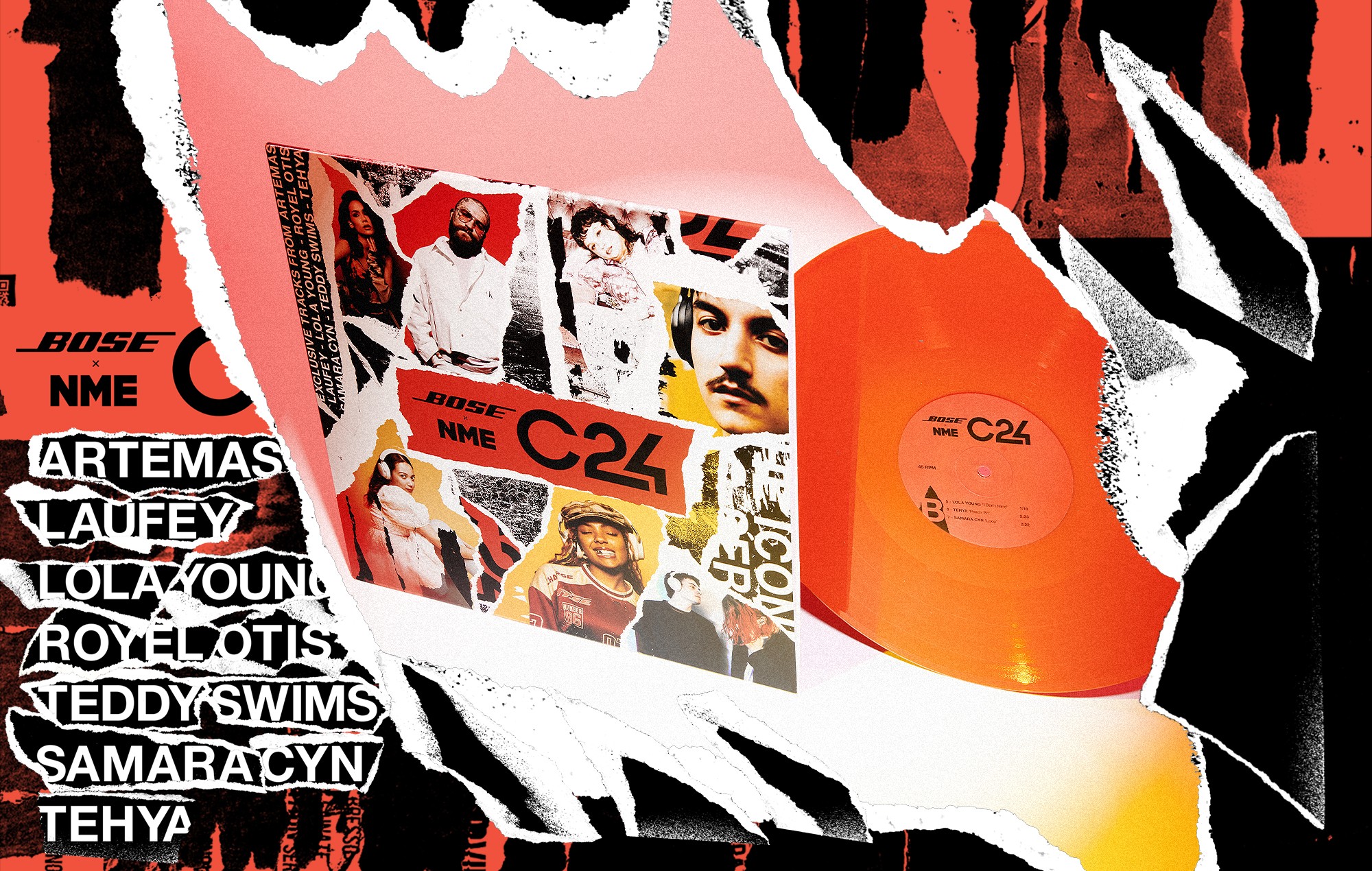 La mixtape Bose X NME: C24 sort en vinyle