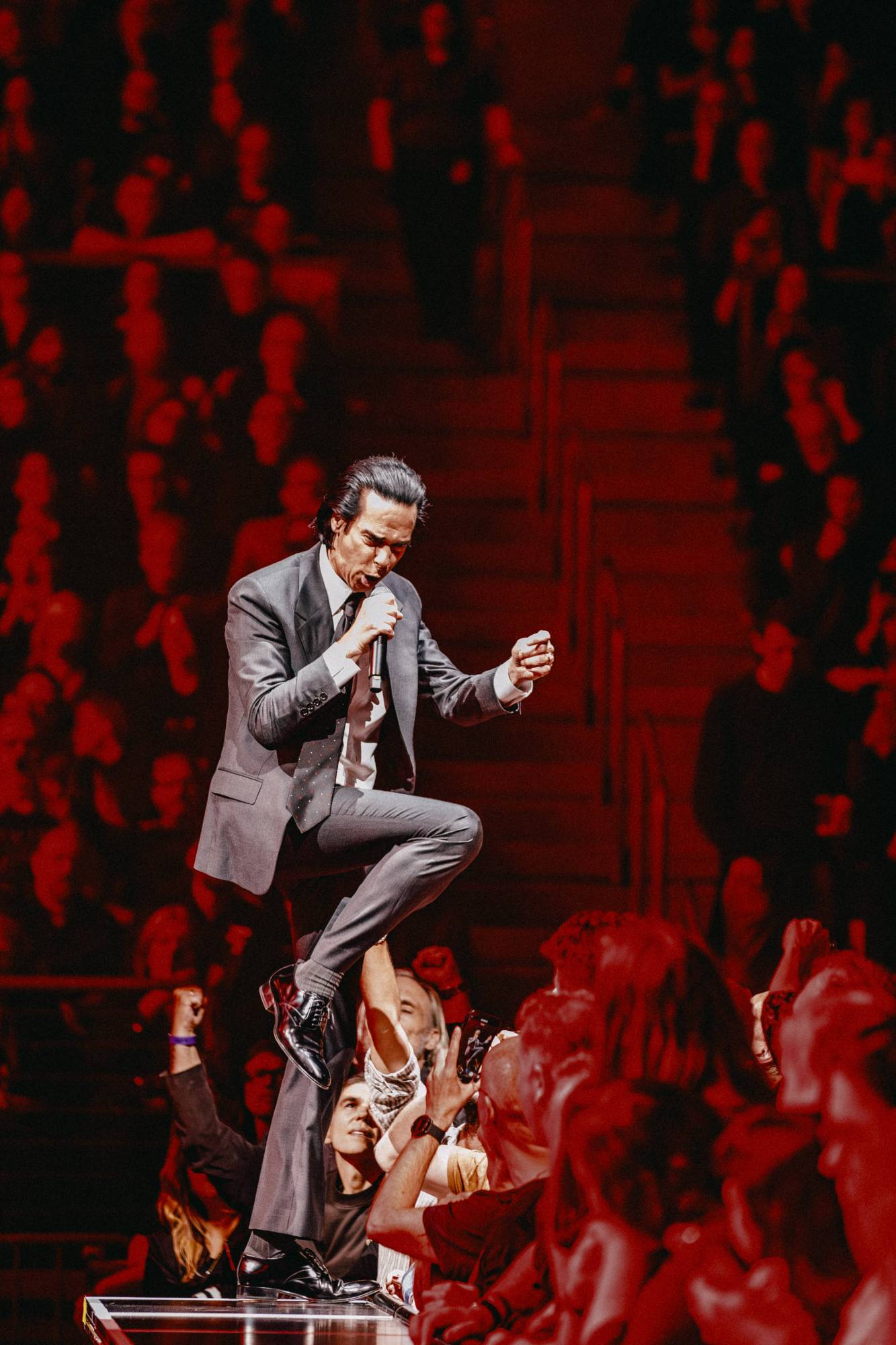 Nick Cave & The Bad Seeds live, 2024. Crédit : Andrew Whitton