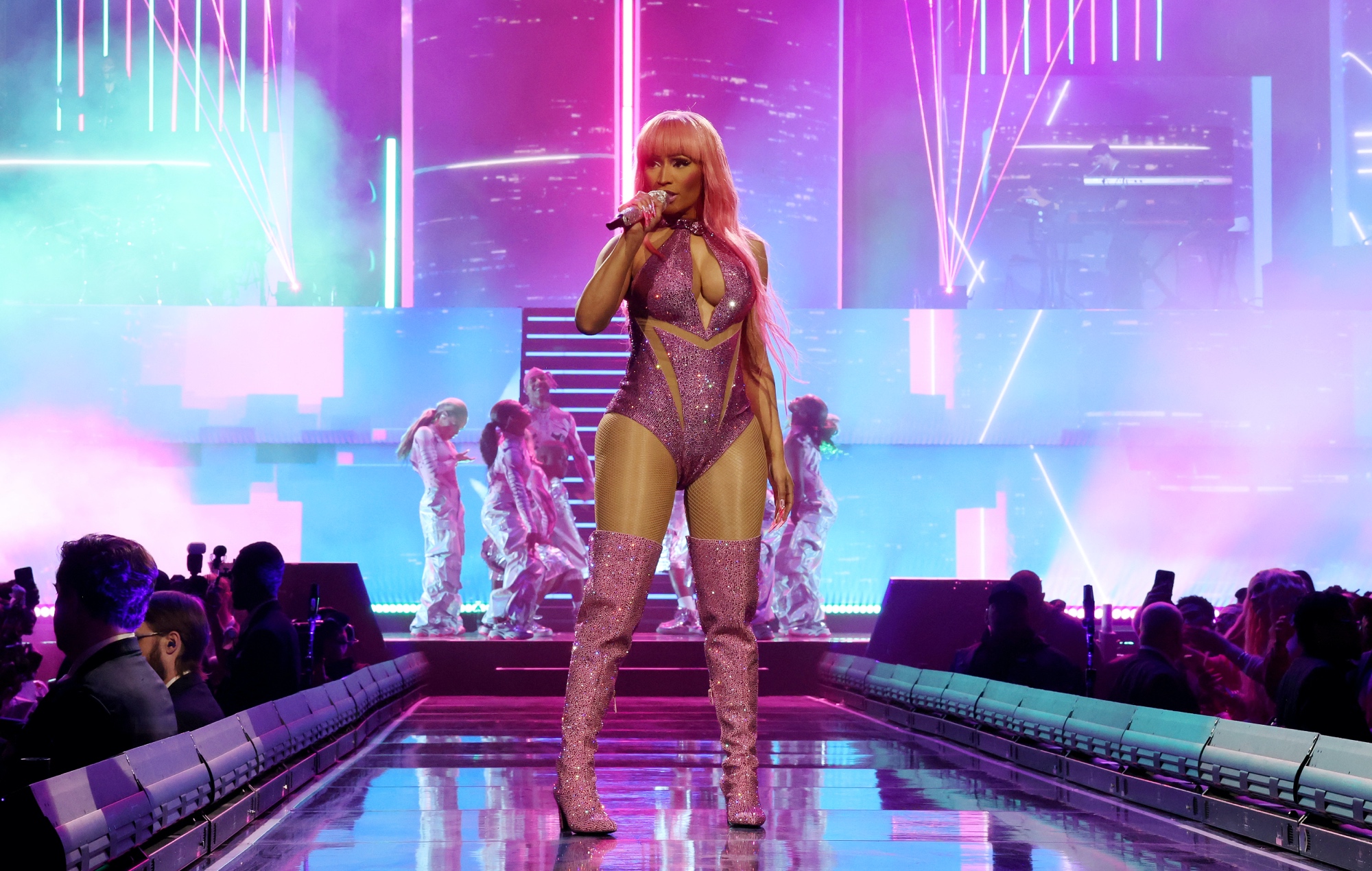 Nicki Minaj en concert sur scène