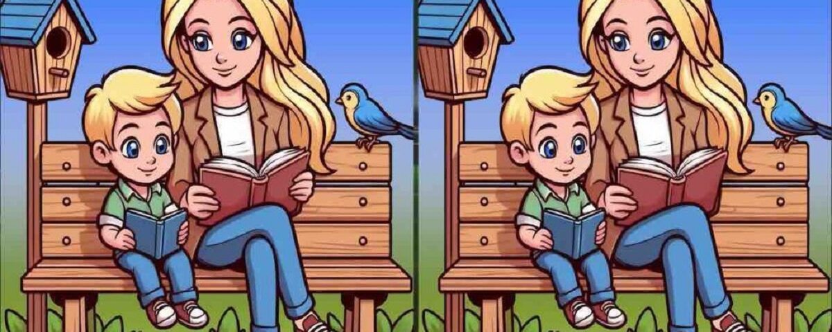Trouvez les 3 différences entre ces enfants et leurs mères : un défi pour les hauts QI