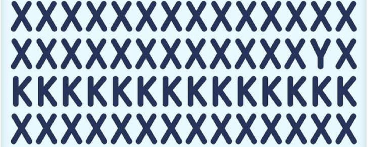 Seules les personnes avec un QI élevé peuvent identifier la lettre étrange en 13 secondes dans ce casse-tête complexe
