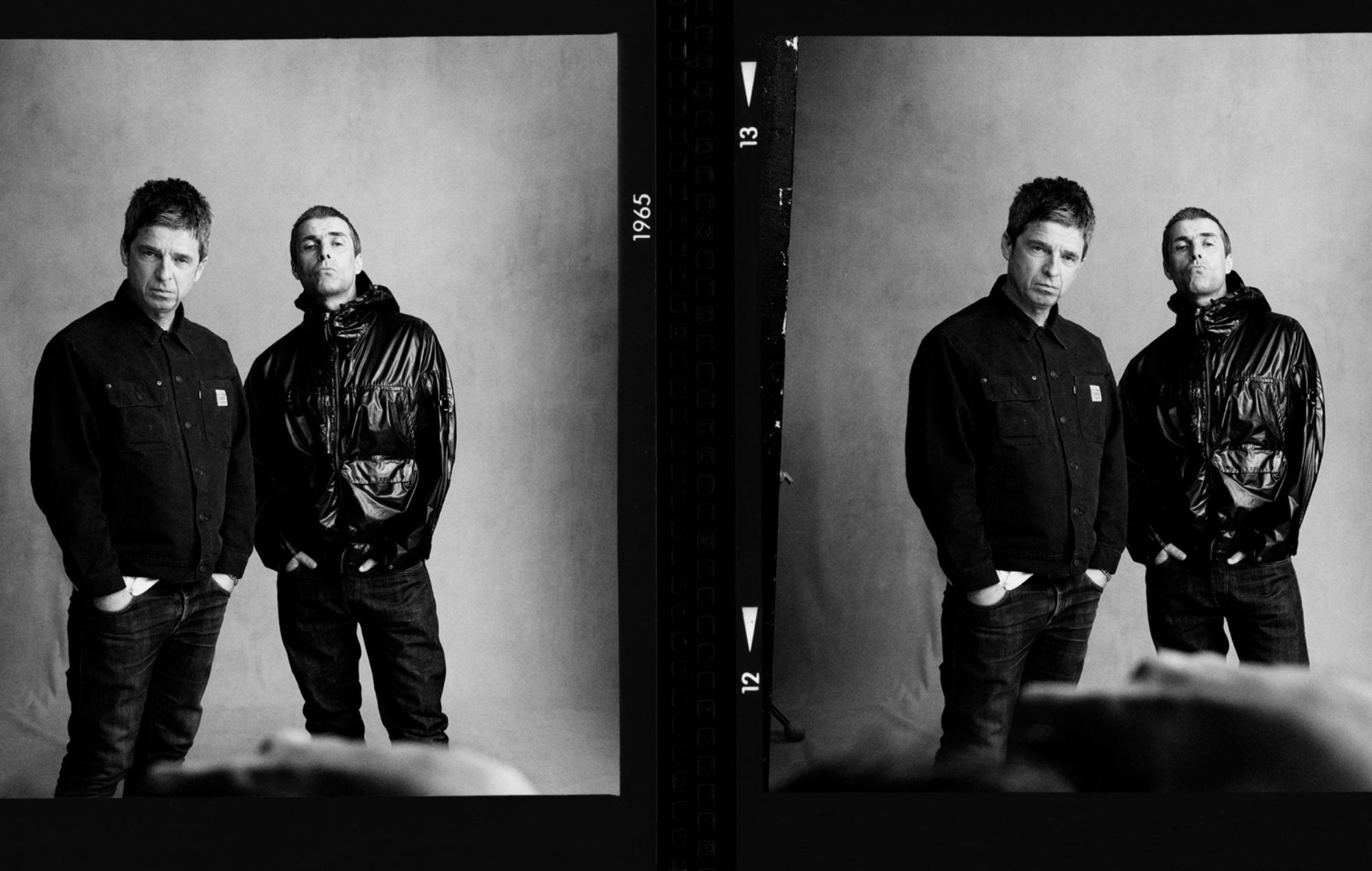 Noel et Liam Gallagher d'Oasis en 2024.