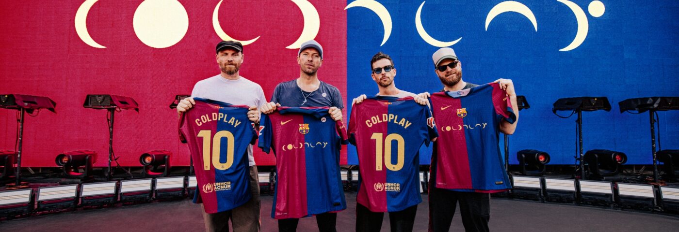 Coldplay et Spotify s'associent pour lancer le nouveau maillot du FC Barcelone