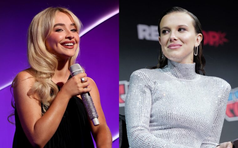 Regardez Sabrina Carpenter "arrêter" Millie Bobby Brown au spectacle