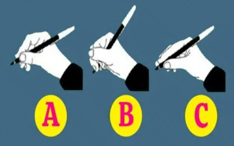 Votre façon de tenir un stylo