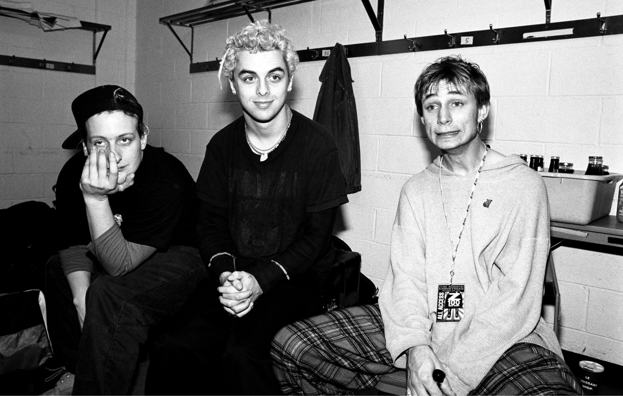 Tre Cool, Billie Joe Armstrong et Mike Dirnt en 1994