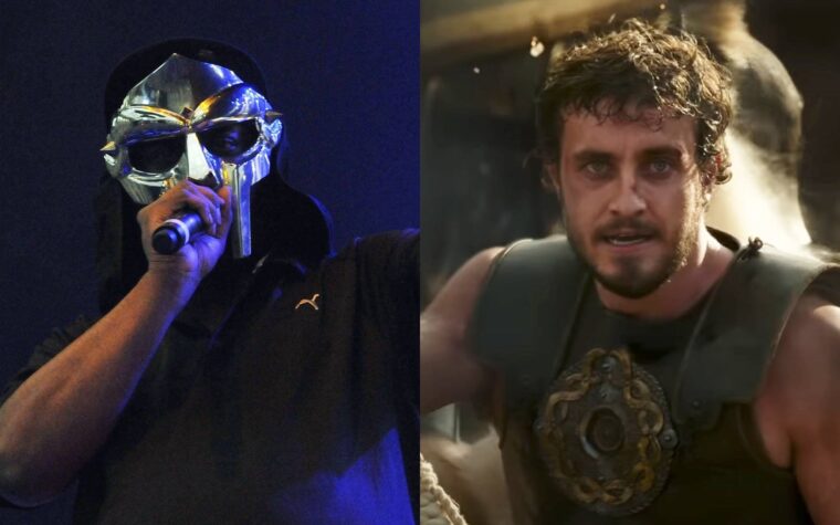 Les fans de MF DOOM réagissent au seau à pop-corn "Gladiator II" qui ressemble au masque du défunt rappeur