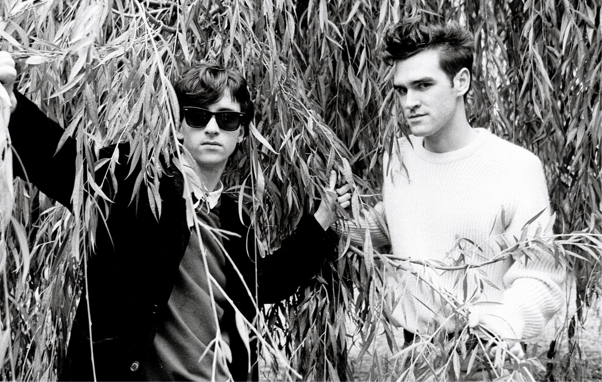 Johnny Marr (à gauche) et Morrissey des Smiths en 1983.
