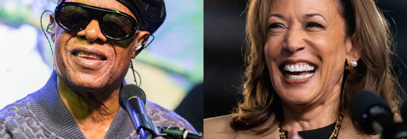 Stevie Wonder soutient Kamala Harris : « Il faut une femme »