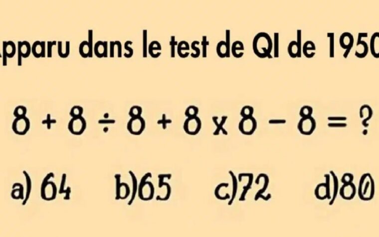 Test de QI officiel de 1950